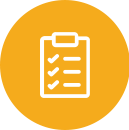 Yellow Checklist Icon